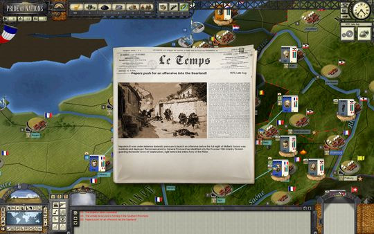 Игра Pride of Nations: The Franco-Prussian War 1870, скриншот