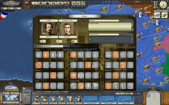 Игра Pride of Nations: The Franco-Prussian War 1870, скриншот