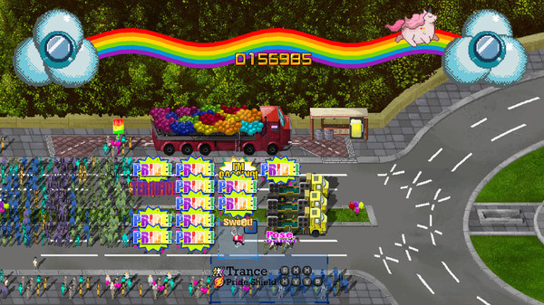 Игра Pride Run, скриншот