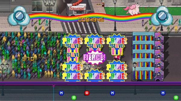 Игра Pride Run, скриншот
