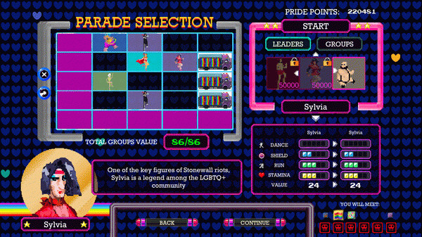 Игра Pride Run, скриншот