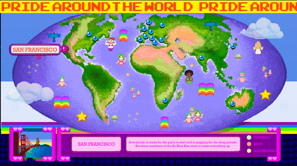 Игра Pride Run, скриншот