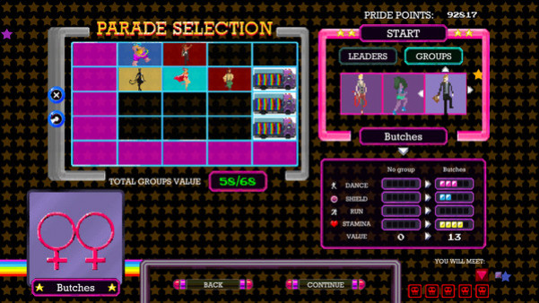 Игра Pride Run, скриншот