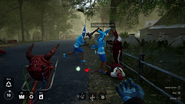 Игра Priest Simulator, скриншот