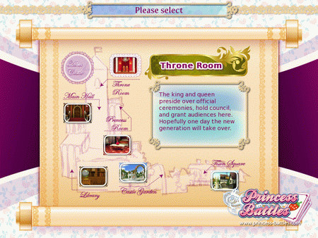 Игра Princess Battles, скриншот