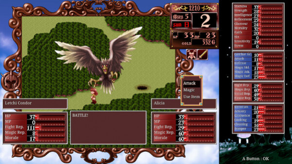Игра Princess Maker2 Regeneration, скриншот
