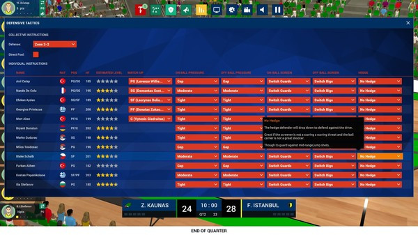 Игра Pro Basketball Manager 2022, скриншот