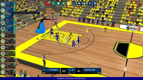 Игра Pro Basketball Manager 2022, скриншот