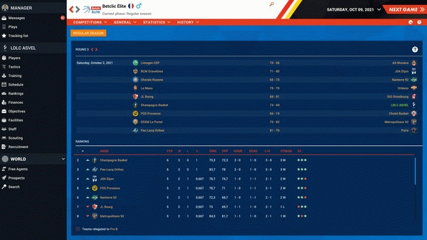 Игра Pro Basketball Manager 2022, скриншот