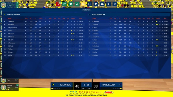 Игра Pro Basketball Manager 2022, скриншот