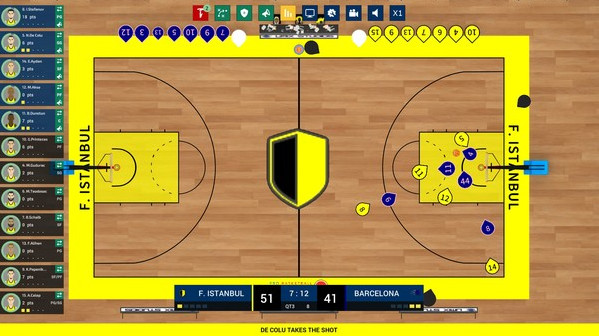 Игра Pro Basketball Manager 2022, скриншот