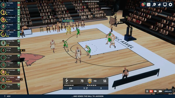 Игра Pro Basketball Manager 2024, скриншот