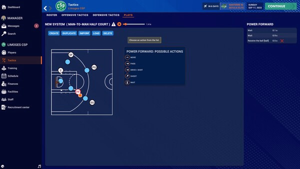 Игра Pro Basketball Manager 2024, скриншот