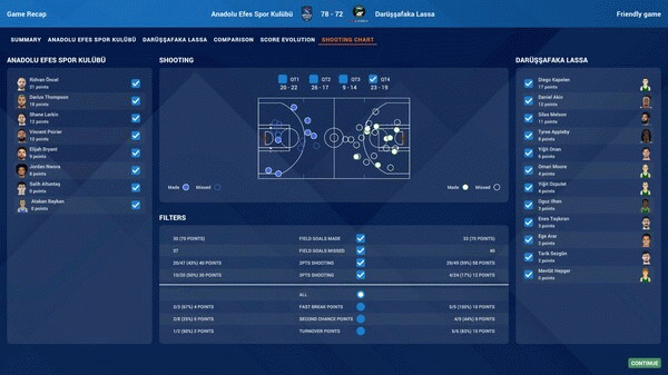 Игра Pro Basketball Manager 2025, скриншот