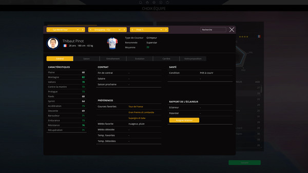Игра Pro Cycling Manager 2019, скриншот