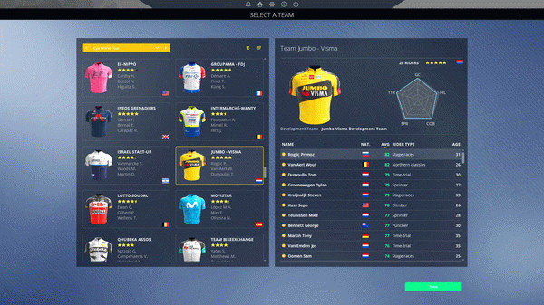 Игра Pro Cycling Manager 2021, скриншот