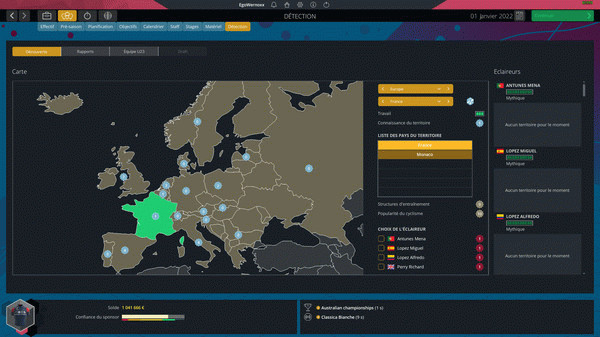 Игра Pro Cycling Manager 2022, скриншот
