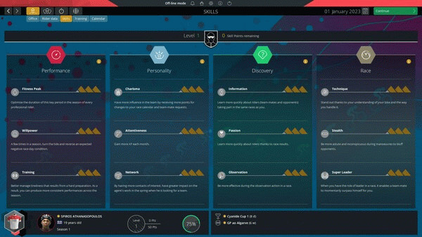 Игра Pro Cycling Manager 2023, скриншот