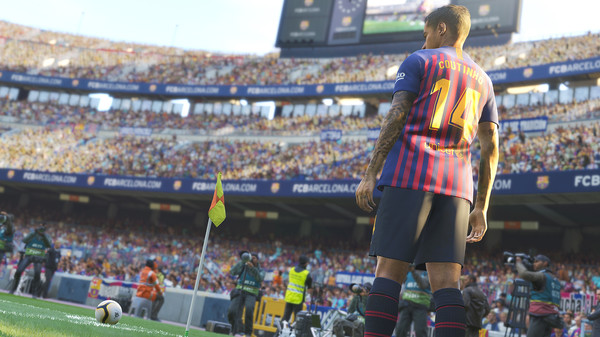 Игра PRO EVOLUTION SOCCER 2019, скриншот