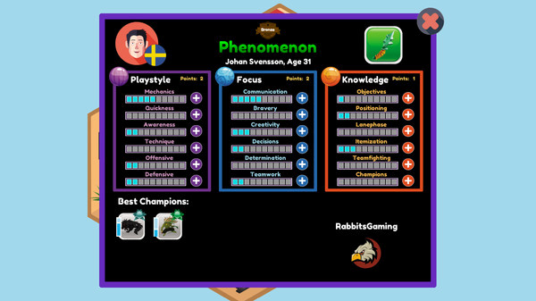 Игра Pro Gamer Manager, скриншот