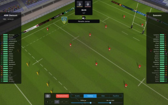 Игра Pro Rugby Manager 2015, скриншот
