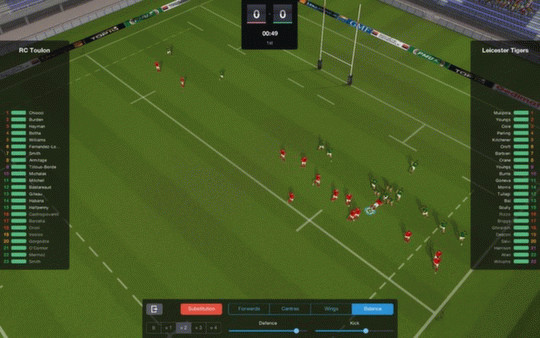 Игра Pro Rugby Manager 2015, скриншот