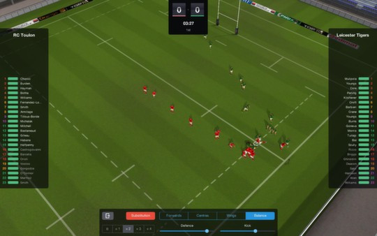 Игра Pro Rugby Manager 2015, скриншот