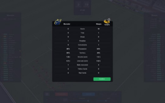 Игра Pro Rugby Manager 2015, скриншот