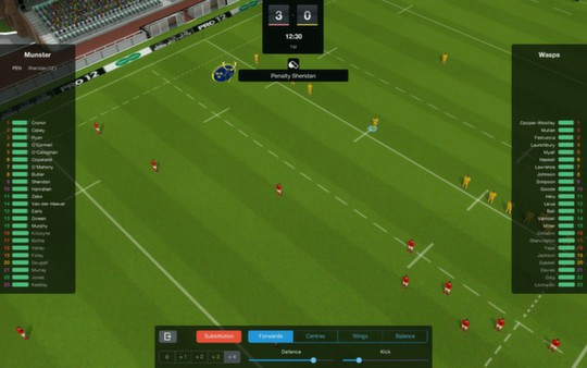 Игра Pro Rugby Manager 2015, скриншот