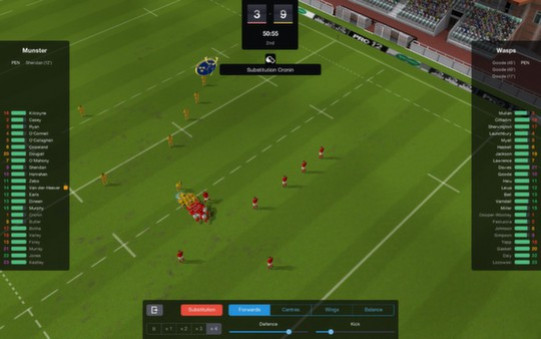 Игра Pro Rugby Manager 2015, скриншот