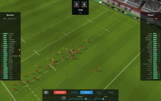 Игра Pro Rugby Manager 2015, скриншот
