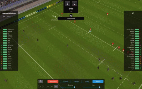 Игра Pro Rugby Manager 2015, скриншот