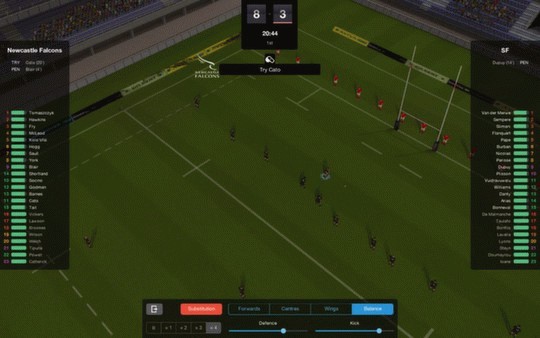 Игра Pro Rugby Manager 2015, скриншот