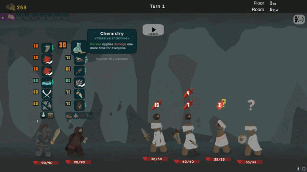 Игра Probability Dungeon, скриншот