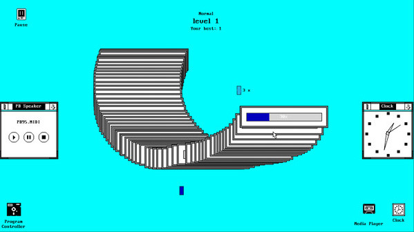 Игра Progressbar95, скриншот