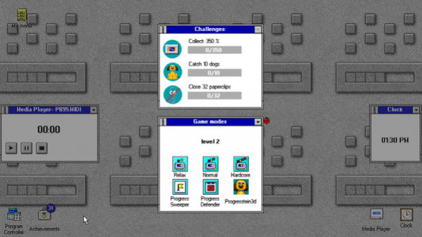 Игра Progressbar95, скриншот