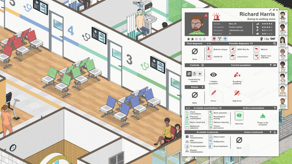 Игра Project Hospital - Department of Infectious Diseases, скриншот