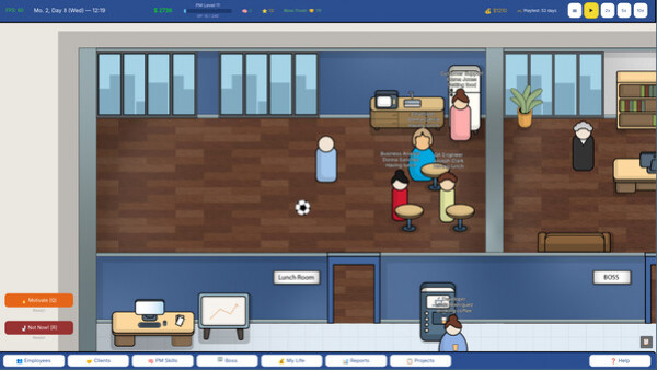 Игра Project manager SIM, скриншот