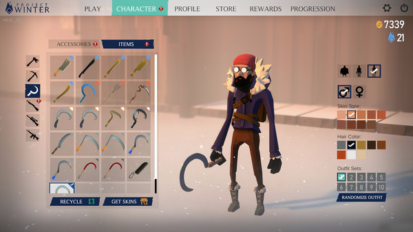 Игра Project Winter, скриншот