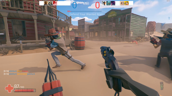 Игра Projectile Dysfunction, скриншот