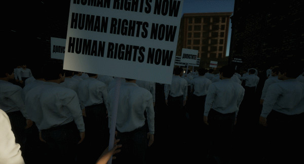 Игра PROTEST SIMULATOR, скриншот