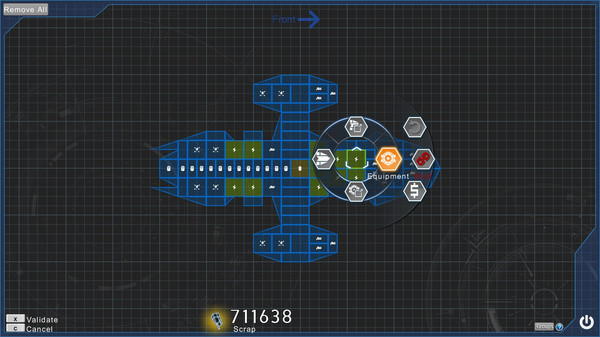 Игра Psycho Starship Rampage, скриншот