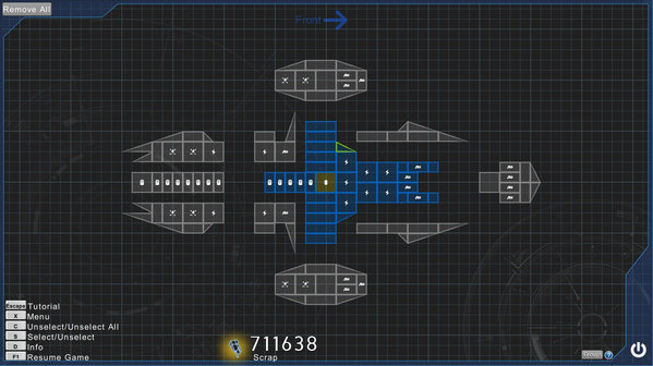 Игра Psycho Starship Rampage, скриншот