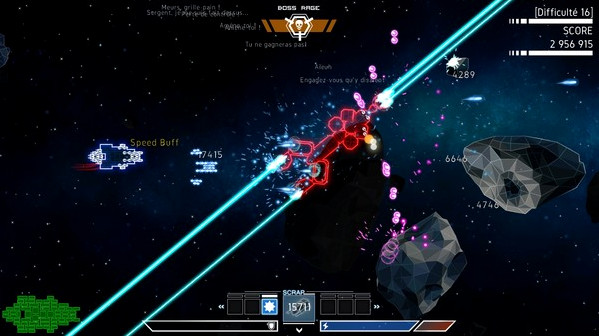 Игра Psycho Starship Rampage, скриншот