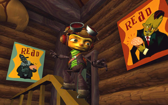 Игра Psychonauts, скриншот