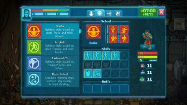Игра Punch Club 2: Fast Forward, скриншот