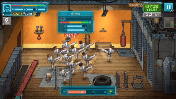 Игра Punch Club 2: Fast Forward, скриншот