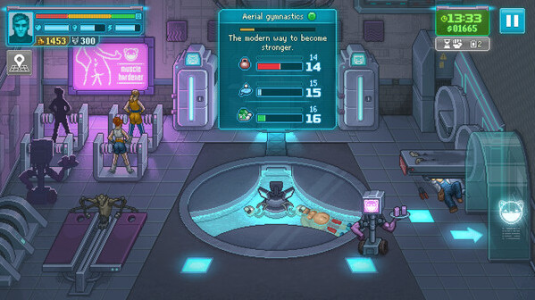 Игра Punch Club 2: Fast Forward, скриншот