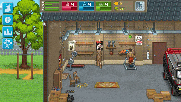 Игра Punch Club, скриншот