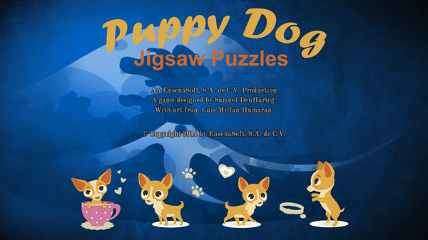 Игра Puppy Dog: Jigsaw Puzzles, скриншот